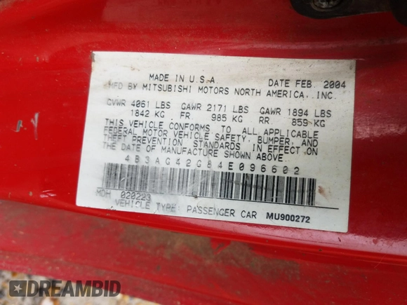 2004 Dodge Stratus SXT z VIN 4B3AG42G84E096602, wystawiony jako Copart lot #60720560 z przebiegiem 221 105 mil mil oraz Szkoda całkowita • Salvage title. Historia ofert i sprzedaży dostępna na DreamBid. Obrazek 10.