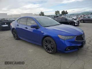 2020 Acura TLX w/A-Spec Pkg with VIN 19UUB1F60LA011402, listed as a Copart auction lot 47825525 with 96,416 mi miles and Salvage Title. Bid and sale history available at carsss.com. Image 4.