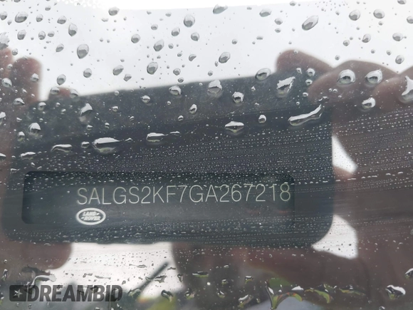 2016 Land Rover Range Rover HSE z VIN SALGS2KF7GA267218, wystawiony jako IAAI lot #42192844 z przebiegiem 103 930 mil mil oraz . Historia ofert i sprzedaży dostępna na DreamBid. Obrazek 9.