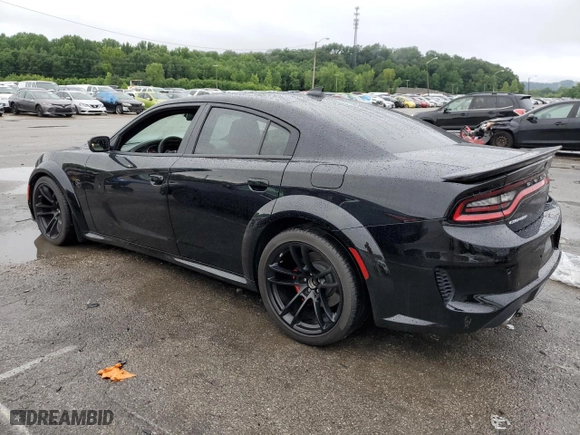 2021 Dodge Charger SRT Hellcat Redeye Widebody with VIN 2C3CDXL92MH614302, listed as a Copart auction lot 64551024 with 10,415 mi miles and Non Repairable. Bid and sale history available at carsss.com. Image 2.