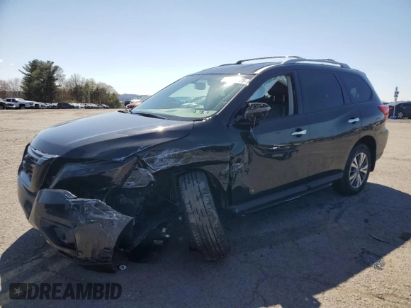 2020 Nissan Pathfinder SL z VIN 5N1DR2CM3LC642650, wystawiony jako Copart lot #52319525 z przebiegiem 83 182 mil mil oraz Szkoda całkowita • Salvage title. Historia ofert i sprzedaży dostępna na DreamBid. Obrazek 1.