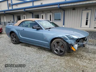 2006 Ford Mustang GT Deluxe with VIN 1ZVHT85H065258602, listed as a Copart auction lot 49955095 with 80,065 mi miles and Salvage Title. Bid and sale history available at carsss.com. Image 4.