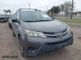 2014 Toyota RAV4 LE with VIN 2T3ZFREVXEW081655, listed as a IAAI auction lot 41583283 with 141,228 mi miles. Bid and sale history available at carsss.com. Image 1.
