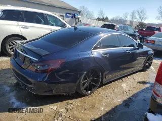 2017 Mercedes-Benz CLS with VIN WDDLJ9BB5HA195165, listed as a Copart auction lot 44381195 with 42,686 mi miles and Salvage Title. Bid and sale history available at carsss.com. Image 3.