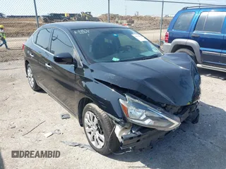 2017 Nissan Sentra S with VIN 3N1AB7AP4HY339108, listed as a IAAI auction lot 41919601 with 93,374 mi miles and . Bid and sale history available at carsss.com. Image 1.