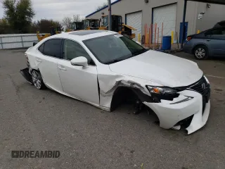 2016 Lexus IS 200t with VIN JTHBA1D26G5033815, listed as a Copart auction lot 49961555 with 95,304 mi miles and Salvage Title. Bid and sale history available at DreamBid. Image 4.