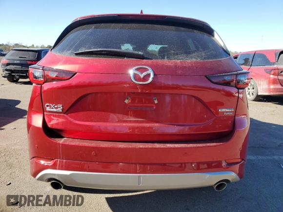 2024 Mazda CX-5 2.5 Turbo Signature with VIN JM3KFBXY8R0363391, listed as a Copart auction lot 42866755 with 13,881 mi miles and Salvage Title. Bid and sale history available at carsss.com. Image 6.