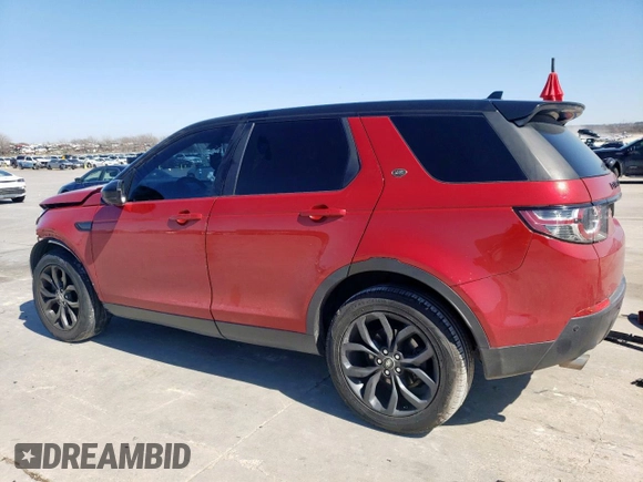 2016 Land Rover Discovery Sport HSE with VIN SALCR2BGXGH627365, listed as a Copart auction lot 47448485 with 0 mi miles and Salvage Title. Bid and sale history available at carsss.com. Image 2.