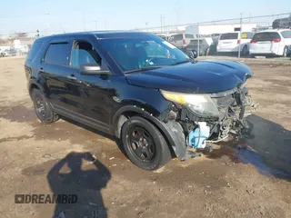 2014 Ford Utility Police Interceptor with VIN 1FM5K8AR0EGC14072, listed as a IAAI auction lot 41781060 with 173,354 mi miles. Bid and sale history available at carsss.com. Image 1.