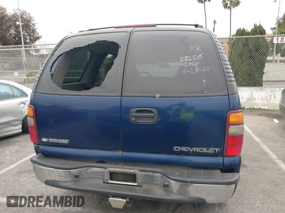 2002 Chevrolet Tahoe LS with VIN 1GNEC13T92R201832, listed as a IAAI auction lot 41896370 with 262,491 mi miles and . Bid and sale history available at DreamBid. Image 16.