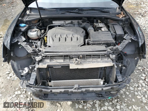 2020 Audi Q3 Premium with VIN WA1AECF30L1025756, listed as a Copart auction lot 50295125 with 77,389 mi miles and Salvage title. Bid and sale history available at DreamBid. Image 12.