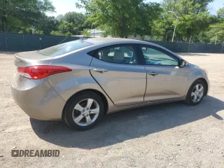 2013 Hyundai Elantra GLS with VIN 5NPDH4AE9DH444482, listed as a Copart auction lot 61846945 with 76,536 mi miles and Salvage title. Bid and sale history available at DreamBid. Image 3.