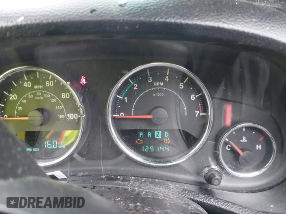2014 Jeep Wrangler Unlimited Sport with VIN 1C4BJWDG1EL135073, listed as a IAAI auction lot 42435361 with 129,144 mi miles and . Bid and sale history available at DreamBid. Image 7.