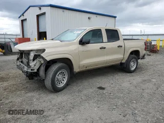 2023 Chevrolet Colorado 2WD Work Truck z VIN 1GCGSBEC8P1176533, wystawiony jako Copart lot #57158365 z przebiegiem 27 810 mil mil oraz Czysty tytuł • Clean title. Historia ofert i sprzedaży dostępna na DreamBid. Obrazek 1.