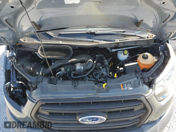 2020 Ford Transit Cargo with VIN 1FTBR3X8XLKA72246, listed as a Copart auction lot 57000035 with 65,458 mi miles and Salvage Title. Bid and sale history available at DreamBid. Image 12.