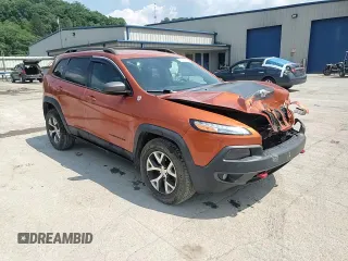 2014 Jeep Cherokee Trailhawk z VIN 1C4PJMBS4EW236608, wystawiony jako Copart lot #63672685 z przebiegiem 132 341 mil mil oraz Szkoda całkowita • Salvage title. Historia ofert i sprzedaży dostępna na DreamBid. Obrazek 15.