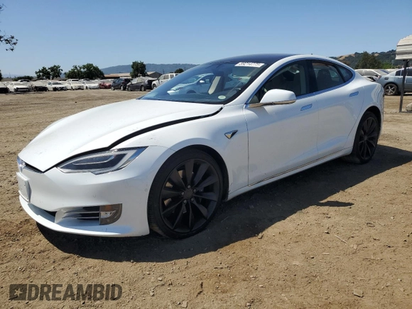 2017 Tesla Model S 100D с VIN 5YJSA1E27HF199003, выставлен на аукционе Copart как лот 59214775 с пробегом 99 673 миль миль и Списание • Salvage title. История ставок и продаж доступна на DreamBid. Изображение 1.