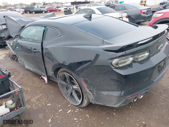 2019 Chevrolet Camaro 1SS with VIN 1G1FF1R70K0159224, listed as a IAAI auction lot 41650633 with 1 mi miles. Bid and sale history available at carsss.com. Image 3.
