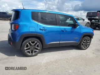 2020 Jeep Renegade Sport with VIN ZACNJAAB8LPM06726, listed as a Copart auction lot 62540725 with 57,178 mi miles and Salvage title. Bid and sale history available at DreamBid. Image 3.