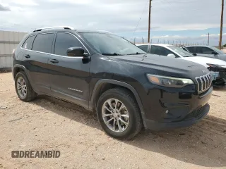 2020 Jeep Cherokee Latitude Plus with VIN 1C4PJMLB1LD601897, listed as a Copart auction lot 56105685 with 77,721 mi miles and Salvage title. Bid and sale history available at DreamBid. Image 4.