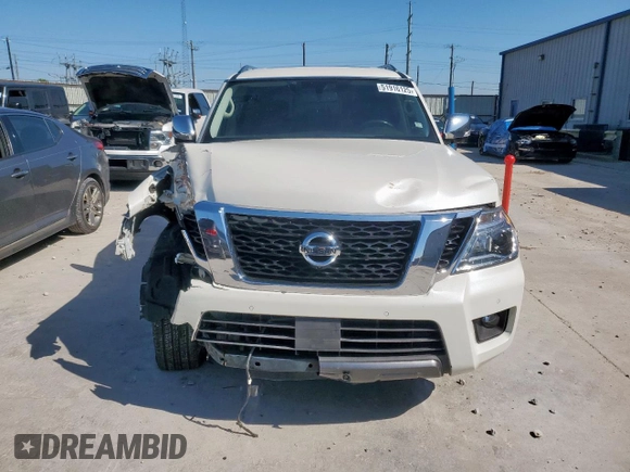 2019 Nissan Armada SL z VIN JN8AY2ND4K9085996, wystawiony jako Copart lot #51916125 z przebiegiem 125 050 mil mil oraz Szkoda całkowita • Salvage title. Historia ofert i sprzedaży dostępna na DreamBid. Obrazek 5.