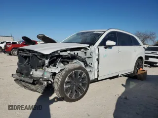 2024 Mazda CX-90 3.3 Turbo S with VIN JM3KK1HC2R1138757, listed as a Copart auction lot 85883314 with 20,143 mi miles and Salvage Title. Bid and sale history available at carsss.com. Image 1.