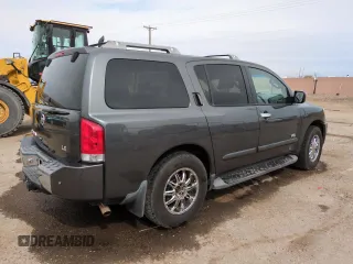 2006 Nissan Armada LE z VIN 5N1AA08B36N724277, wystawiony jako Copart lot #52824475 z przebiegiem 198 892 mil mil oraz Szkoda całkowita • Salvage title. Historia ofert i sprzedaży dostępna na DreamBid. Obrazek 3.