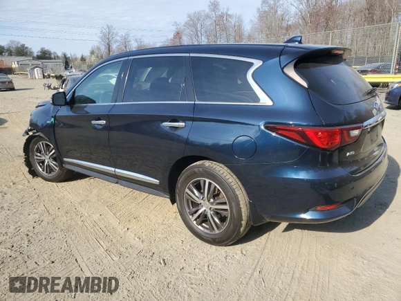 2019 Infiniti QX60 Pure с VIN 5N1DL0MM3KC559206, выставлен на аукционе Copart как лот 50775555 с пробегом 62 914 миль миль и Списание • Salvage title. История ставок и продаж доступна на DreamBid. Изображение 2.