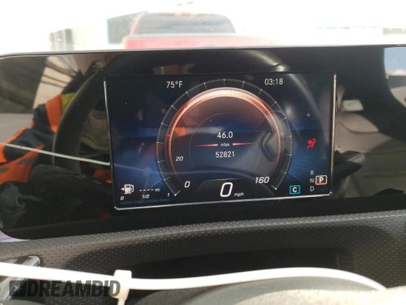 2020 Mercedes-Benz CLA 250 with VIN WDD5J4GB7LN035181, listed as a Copart auction lot 42036494 with 52,821 mi miles and . Bid and sale history available at DreamBid. Image 9.