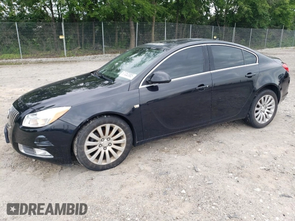 2011 Buick Regal CXL RL6 with VIN W04GU5GC1B1008129, listed as a Copart auction lot 61052085 with 125,218 mi miles and Clean title. Bid and sale history available at DreamBid. Image 1.