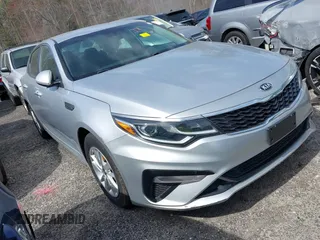 2019 Kia Optima LX with VIN 5XXGT4L36KG277787, listed as a IAAI auction lot 41717389 with 51,810 mi miles and . Bid and sale history available at carsss.com. Image 1.