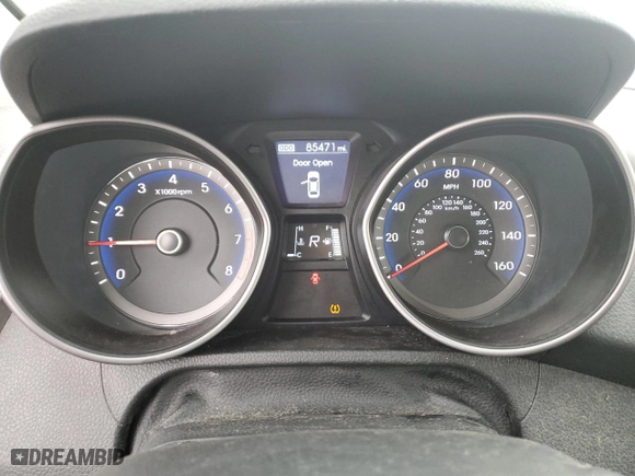 2014 Hyundai Elantra GT with VIN KMHD35LH5EU222150, listed as a Copart auction lot 43320995 with 85,471 mi miles and Salvage Title. Bid and sale history available at carsss.com. Image 9.