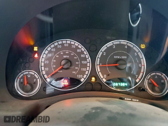 2006 Jeep Liberty Limited with VIN 1J4GL58K36W122621, listed as a Copart auction lot 60894695 with 87,384 mi miles and Salvage title. Bid and sale history available at DreamBid. Image 9.