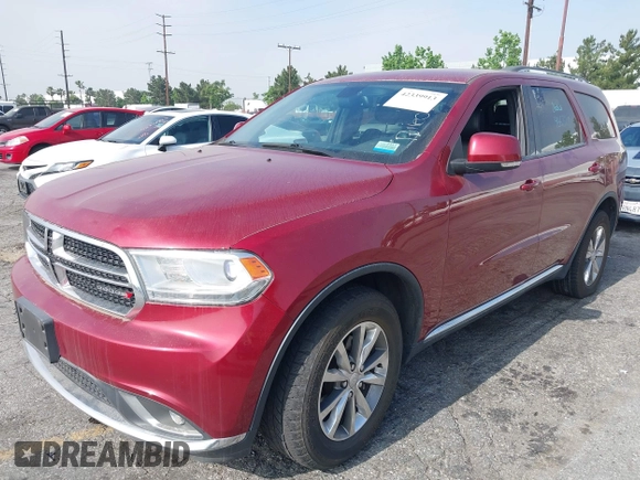 2015 Dodge Durango Limited with VIN 1C4RDHDG9FC100932, listed as a IAAI auction lot 42339913 with 134,865 mi miles and . Bid and sale history available at DreamBid. Image 17.