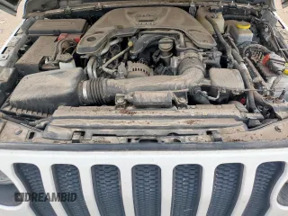 2018 Jeep Wrangler Unlimited Sahara with VIN 1C4HJXEG6JW294419, listed as a Copart auction lot 64219385 with Not provided miles and Salvage title. Bid and sale history available at DreamBid. Image 11.