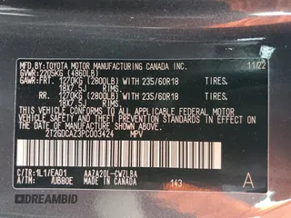 2023 Lexus NX with VIN 2T2GDCAZ3PC003424, listed as a Copart auction lot 47798813 with 2,163 mi miles. Bid and sale history available at carsss.com. Image 16.
