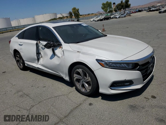 2018 Honda Accord EX-L with VIN 1HGCV2F52JA033835, listed as a Copart auction lot 64260455 with 256,087 mi miles and Salvage title. Bid and sale history available at DreamBid. Image 4.