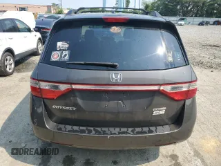 2013 Honda Odyssey Touring with VIN 5FNRL5H93DB017932, listed as a Copart auction lot 60112165 with 110,761 mi miles and Salvage title. Bid and sale history available at DreamBid. Image 6.
