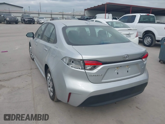 2023 Toyota Corolla LE with VIN 5YFB4MDE8PP022161, listed as a IAAI auction lot 42050506 with 46,852 mi miles and . Bid and sale history available at carsss.com. Image 3.