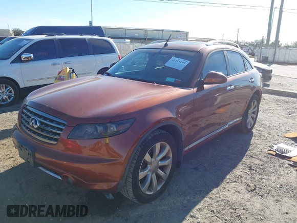 2007 Infiniti FX with VIN JNRAS08W07X202006, listed as a IAAI auction lot 41255199 with 145,291 mi miles and . Bid and sale history available at DreamBid. Image 2.