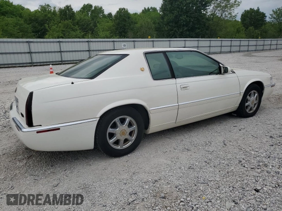2000 Cadillac Eldorado Touring with VIN 1G6ET1298YB702875, listed as a Copart auction lot 54434255 with 135,282 mi miles and Salvage Title. Bid and sale history available at DreamBid. Image 3.