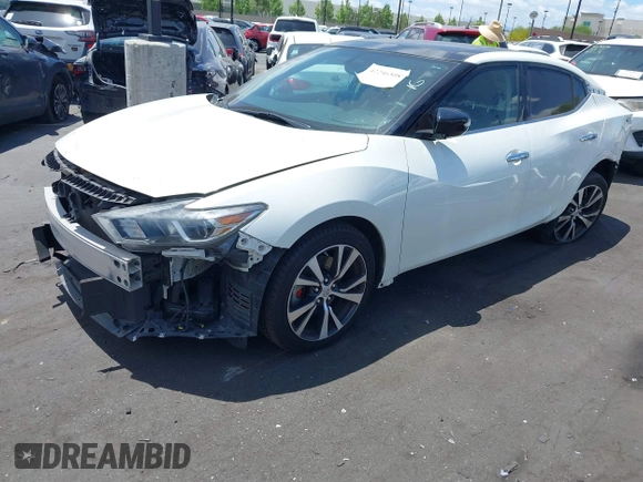 2017 Nissan Maxima S with VIN 1N4AA6AP8HC376994, listed as a IAAI auction lot 42246508 with 80,770 mi miles and . Bid and sale history available at DreamBid. Image 2.
