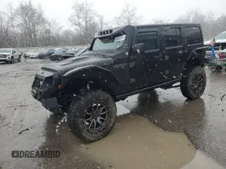 2012 Jeep Wrangler Unlimited Rubicon with VIN 1C4HJWFG7CL191992, listed as a Copart auction lot 84592254 with 134,167 mi miles and Salvage title. Bid and sale history available at DreamBid. Image 1.