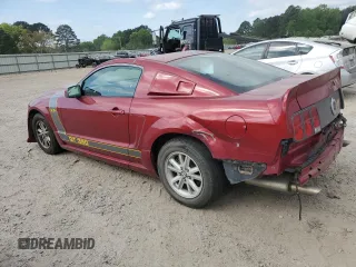 2005 Ford Mustang Deluxe with VIN 1ZVFT80N055116785, listed as a Copart auction lot 53032375 with 132,420 mi miles and Salvage Title. Bid and sale history available at carsss.com. Image 2.
