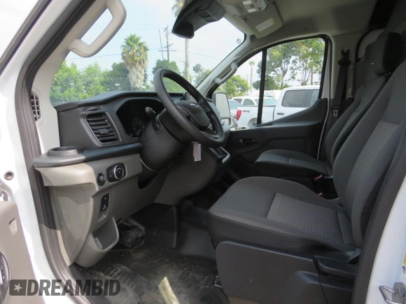2023 Ford Transit Cargo with VIN 1FTYE1Y81PKB92726, listed as a Copart auction lot 87962485 with 13,373 mi miles and Salvage Title. Bid and sale history available at DreamBid. Image 9.