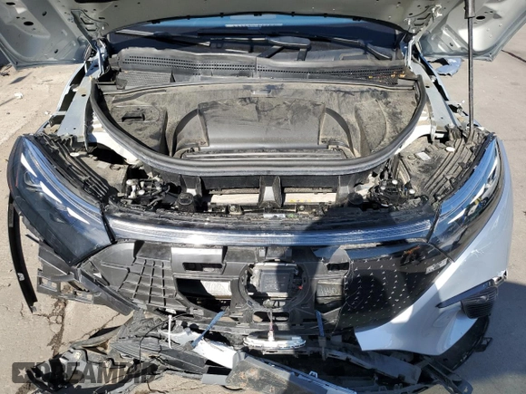 2023 Mercedes-Benz EQS with VIN 4JGDM2EB1PA005901, listed as a Copart auction lot 72763284 with 0 mi miles and Salvage Title. Bid and sale history available at carsss.com. Image 12.