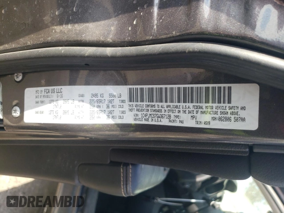 2016 Jeep Cherokee Latitude z VIN 1C4PJMCS7GW367128, wystawiony jako Copart lot #76350924 z przebiegiem 95 423 mil mil oraz Szkoda całkowita • Salvage title. Historia ofert i sprzedaży dostępna na DreamBid. Obrazek 14.