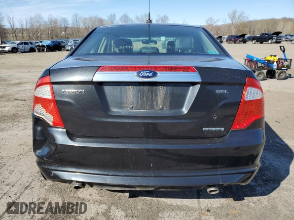 2012 Ford Fusion SEL with VIN 3FAHP0JG3CR366653, listed as a Copart auction lot 53535175 with 105,910 mi miles and Salvage Title. Bid and sale history available at carsss.com. Image 6.