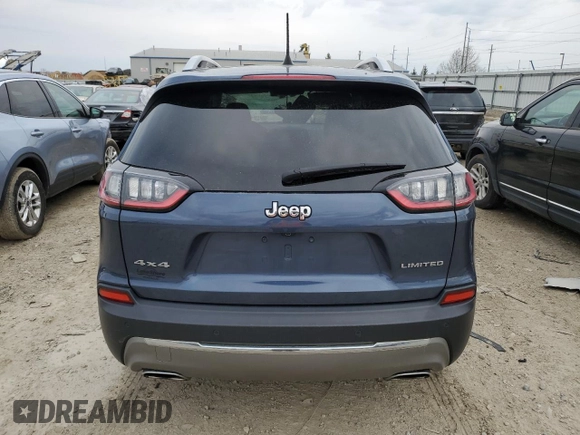 2020 Jeep Cherokee Limited with VIN 1C4PJMDX8LD628590, listed as a Copart auction lot 52937735 with 97,362 mi miles and Clean Title. Bid and sale history available at carsss.com. Image 6.
