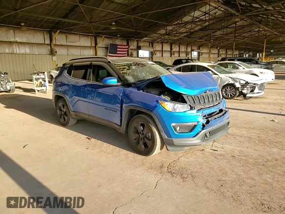 2021 Jeep Compass Altitude with VIN 3C4NJCBB9MT501884, listed as a Copart auction lot 50781865 with 81,841 mi miles and Salvage Title. Bid and sale history available at carsss.com. Image 10.